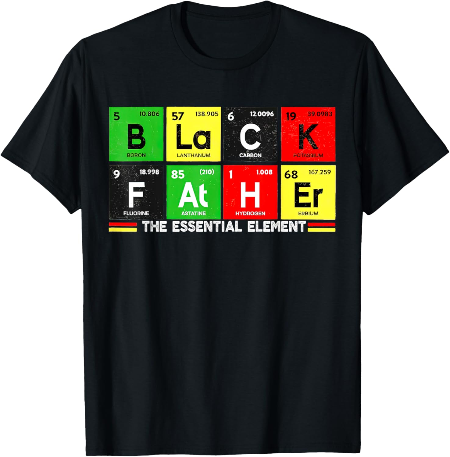 Black Father Essential Element Father’s Day, Pride Black Dad