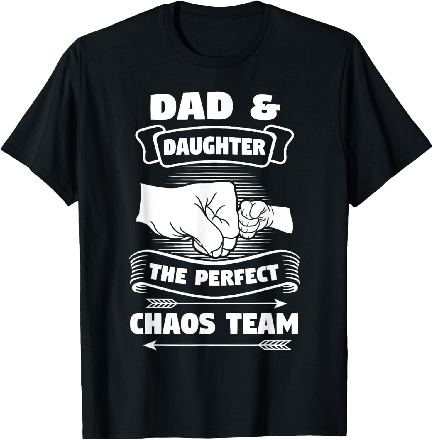 Dad Daughter A Perfect Chaos Team Father Gift