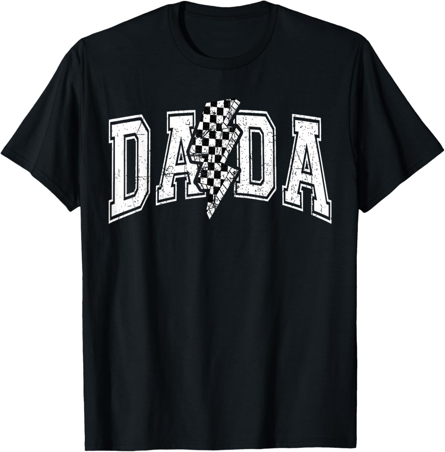 Dada Lightning Checkered Father’s Day Dad Grandpa