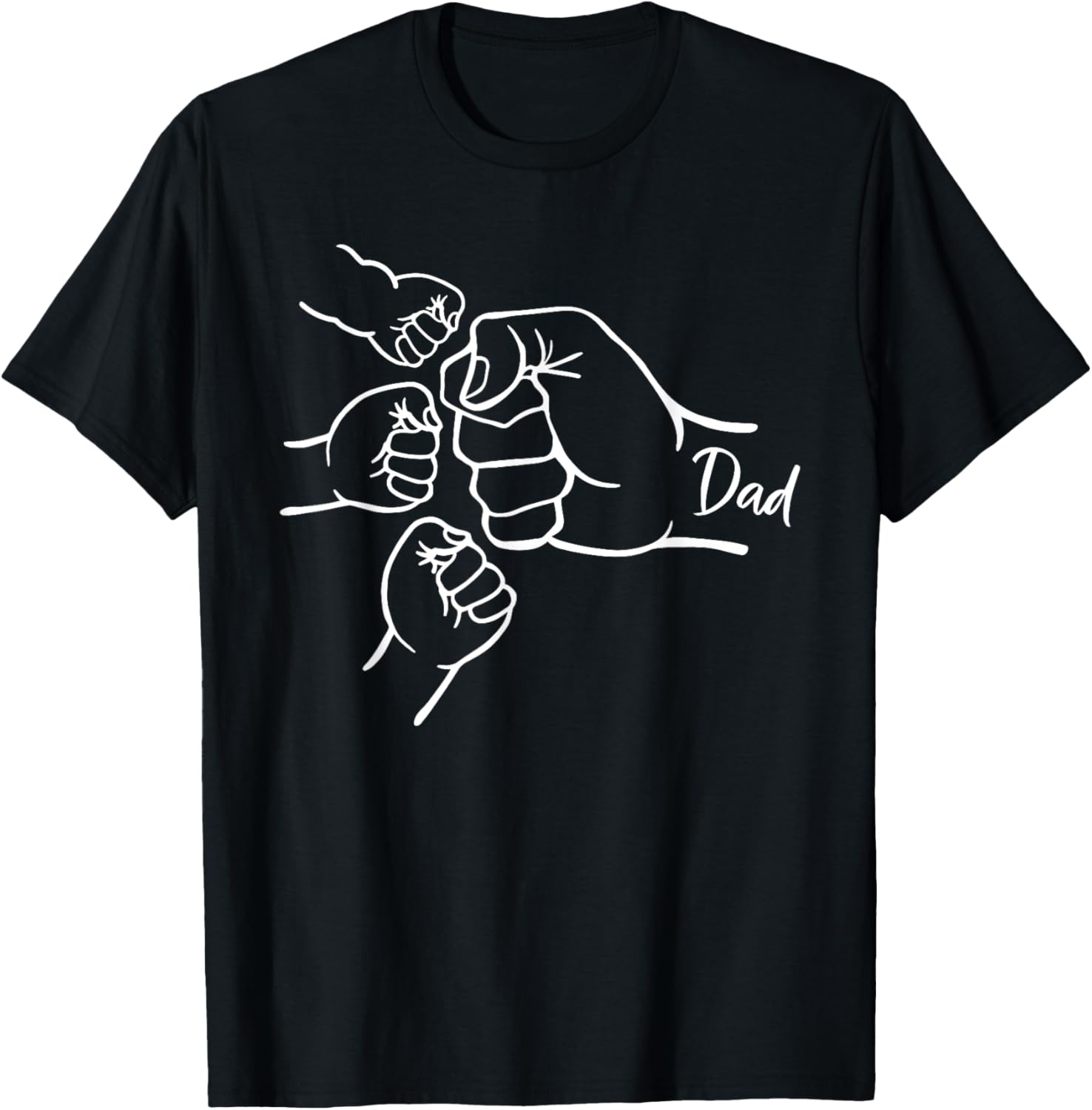 Fist Bump Dad Of Three Father Of 3 Daddy Happy Father’s Day