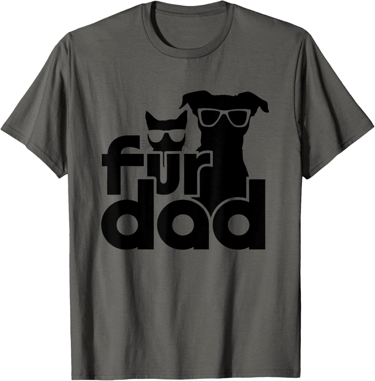 Fur Dad Funny Fathers Day Shirts Cat and Dog Lover