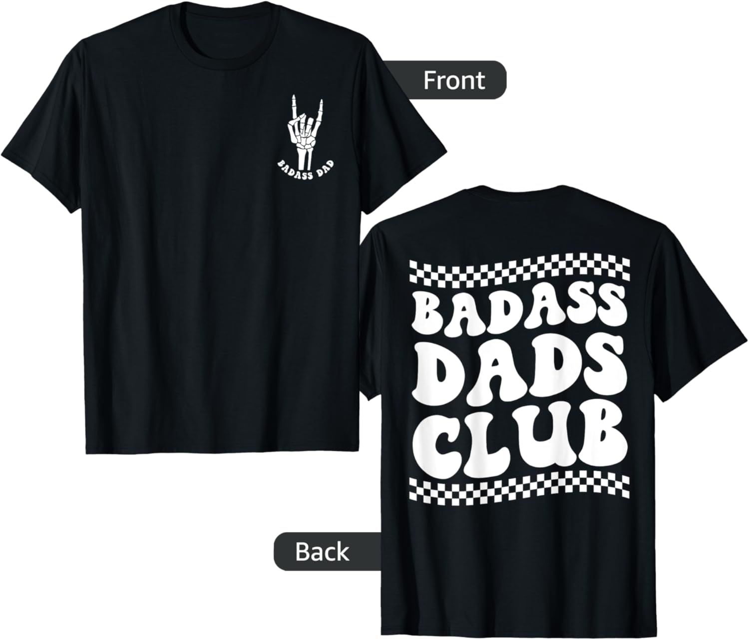 Mens Father’s Day Badass Dads Club, Funny Badass Daddy