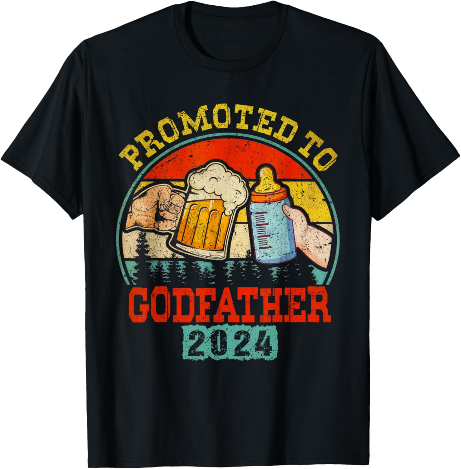 Promoted to Godfather Est 2024 First Time Daddy Father’s Day